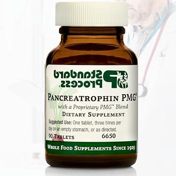 Pancreatrophin PMG for Standard Process 90 Tabs - for Healthy Pancreatic Function - Unopened Original