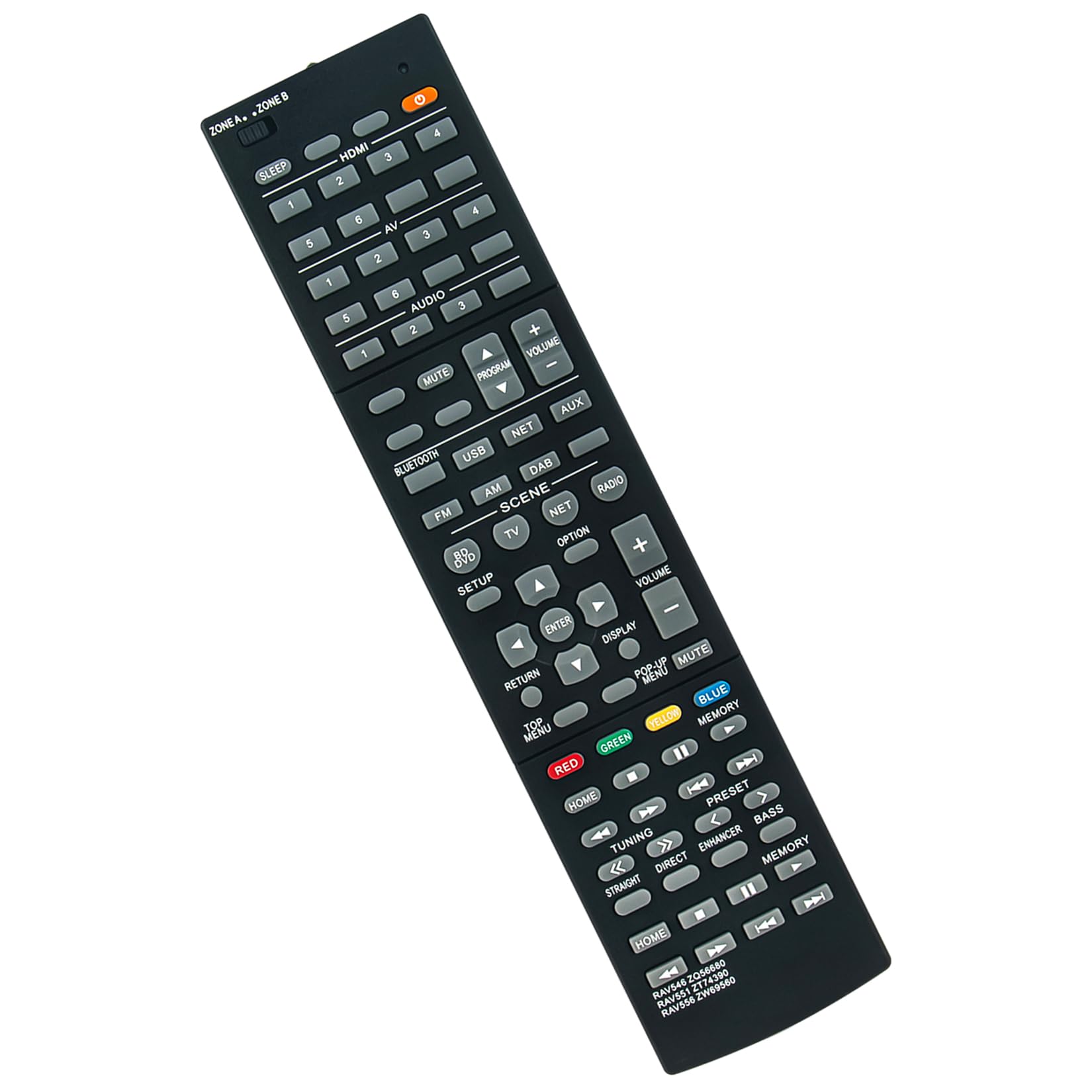 Amazon.com: RAV551 ZT74390 RAV556 ZW69560 Replacement Remote