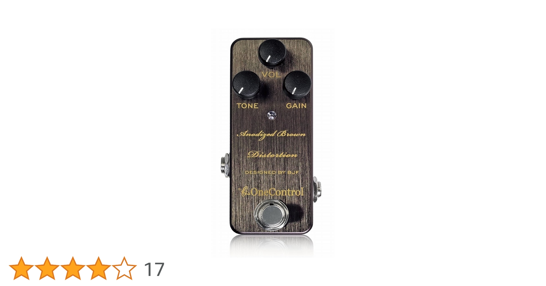 Amazon | One Control Anodized Brown Distortion コンパクト