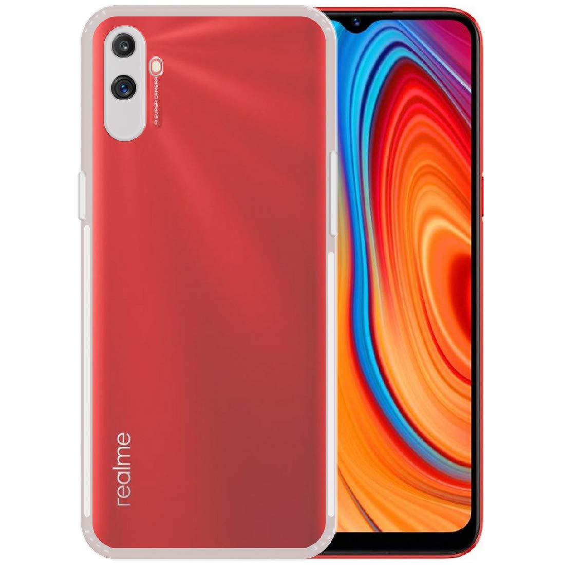 Amazon Brand - Solimo Anti Dust Plug Mobile Cover (Soft & Flexible Back case), for Realme C3 / Narzo 20A (Transparent) (B0853WF5WR) Amazon Price History, Amazon Price Tracker