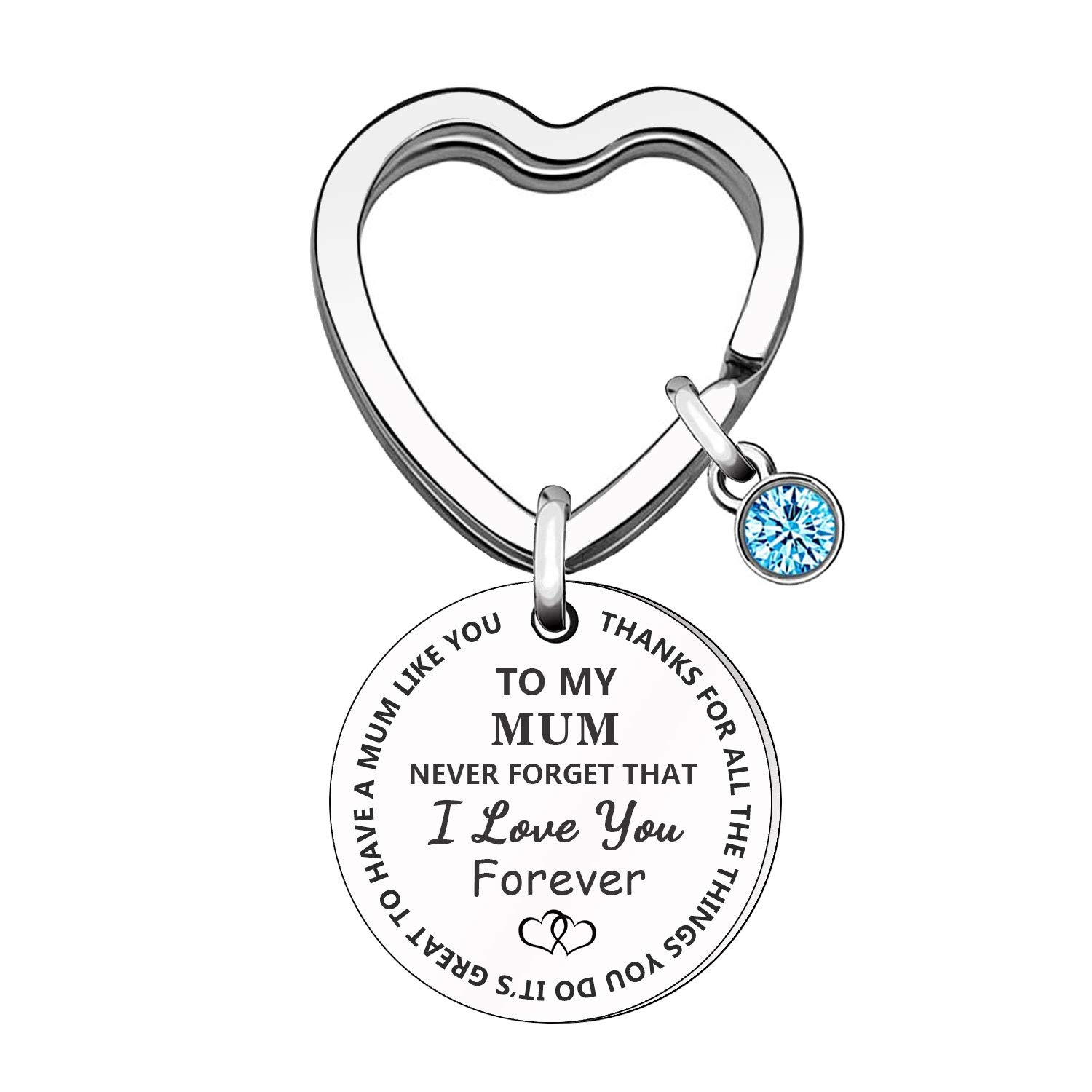 xuanda Mum Gifts Key Ring Mother Mum Keyrings Birthday Thanksgiving Mothers Day Gifts