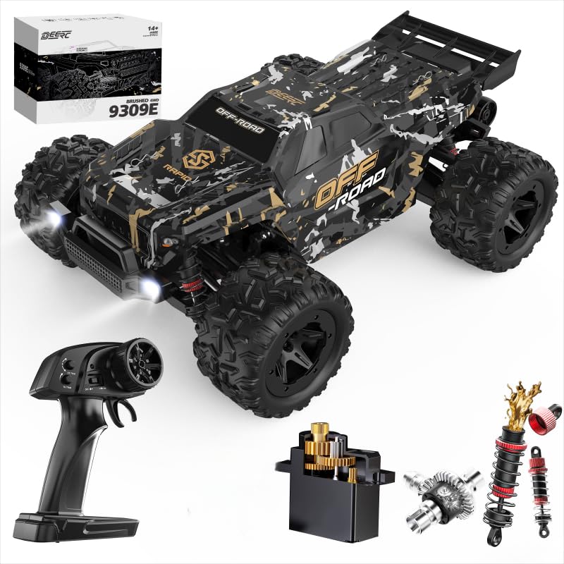 DEERC オフロード 大人向け 4WD 高速 充電式バッテリー ラジコンカー Amazon.co.jp: DEERC ラジコンカー オフロード 大人向け 4WD 高速 充電