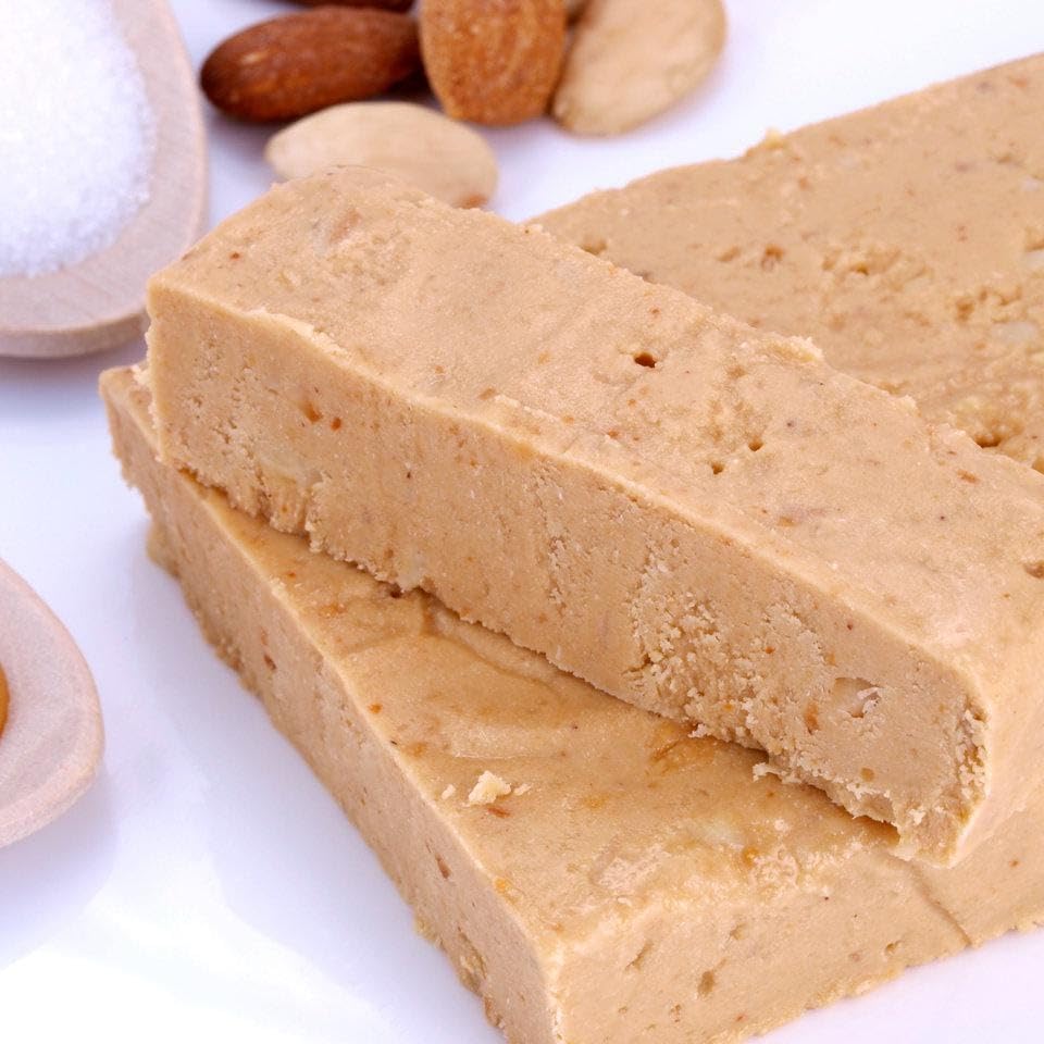 Maria Simona - Turrón Jijona Blando Sin Azúcares Añadidos 200g - Ideal para Diabéticos, Receta Tradicional y Natural