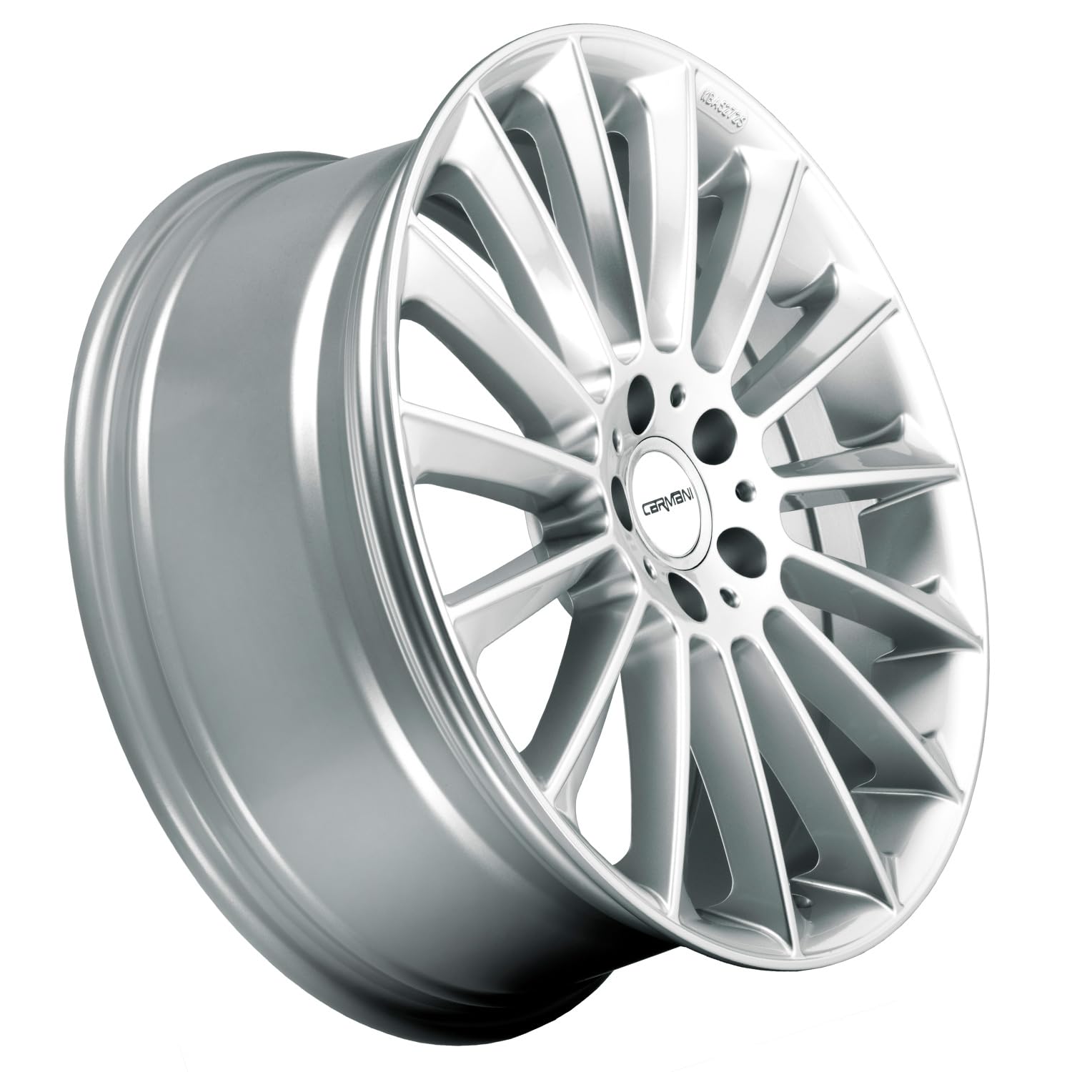 4x Carmani cerchi in alluminio 17 Fritz 9.0x21 ET35 5x112 white silver