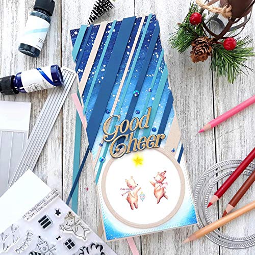 Fustella Rettangolare In Metallo Per Scrapbooking E Biglietti - Stencil Per Goffratura E Taglio, 7,7x10,2 Cm, Acciaio Al Carbonio, Fai Da Te