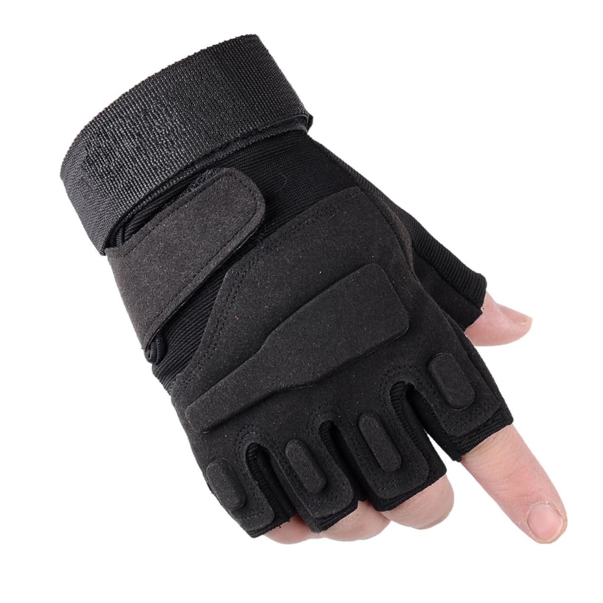 Yardwe 3 Guantes Decorativos para Hombre Guantes De Medio Dedo De Conducción De Tela De Dedo Corto para Hombre Unisex Decorar