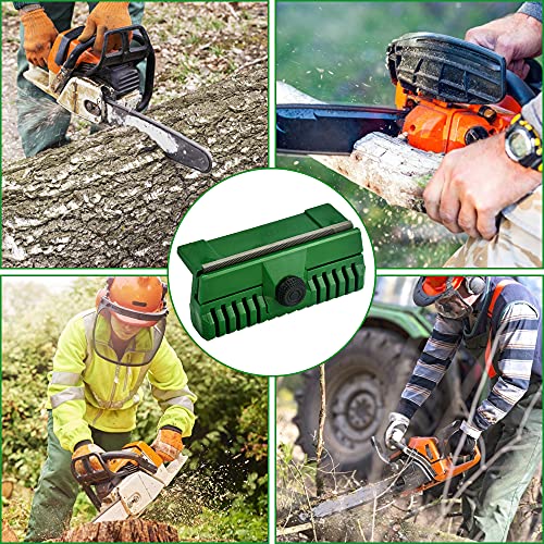 GOLRISEN Kettensäge Schärffeile Flach Kettensägenschärfer Kettensäge Schärfer Kettensägen Schärffeilen Kit Universal-Kettensägen-Feilensatz Feilenkit mit Feilenheft Feilen für Kettensäge Schärfen – Bild 8