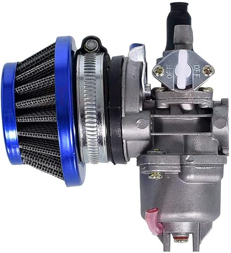 Mini motocicleta 47cc 49cc carburador de carbohidratos con filtro de aire 2 tiempos para ATV Mini Moto para ATV Dirt Pocket Quad