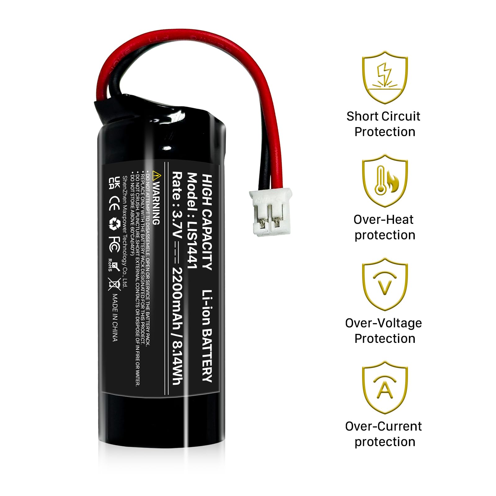 2 x 2200 mAh LIS1441 LIP1450 akumulator, pasuje do Sony PS3 Playstation 3 Move Motion Controller, Playstation Move CECH-ZCM1E, CECH-ZCM 1U
