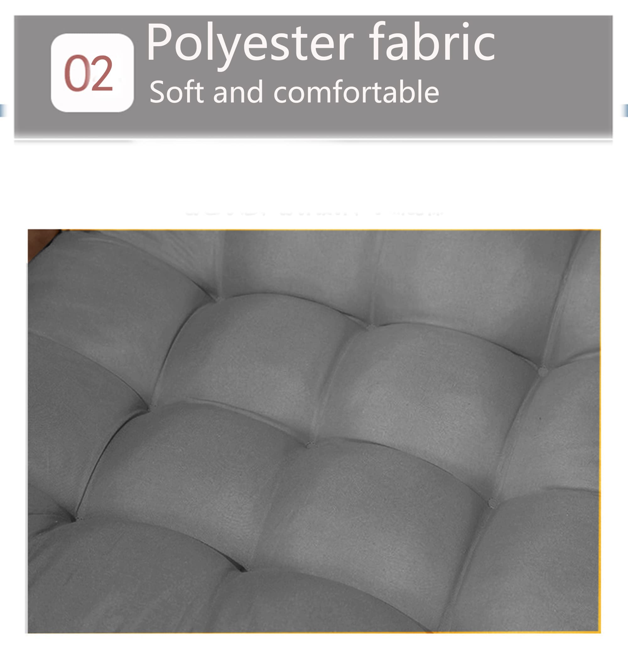 Cuscino per sedia a dondolo da esterno, con schienale, a 2 o 3 posti, cuscini di ricambio per dondolo da giardino, patio, portico, mobili per divanetto, panchine, marrone, 100 x 100 x 8 cm