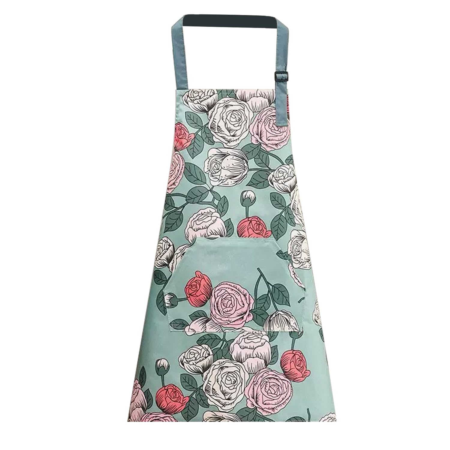 ARubyForest Apron for Women Men Chef Apron Adjustable Waterproof Aprons for Cooking with Pockets for Home Kitchen Gardening Restaurant Coffee House