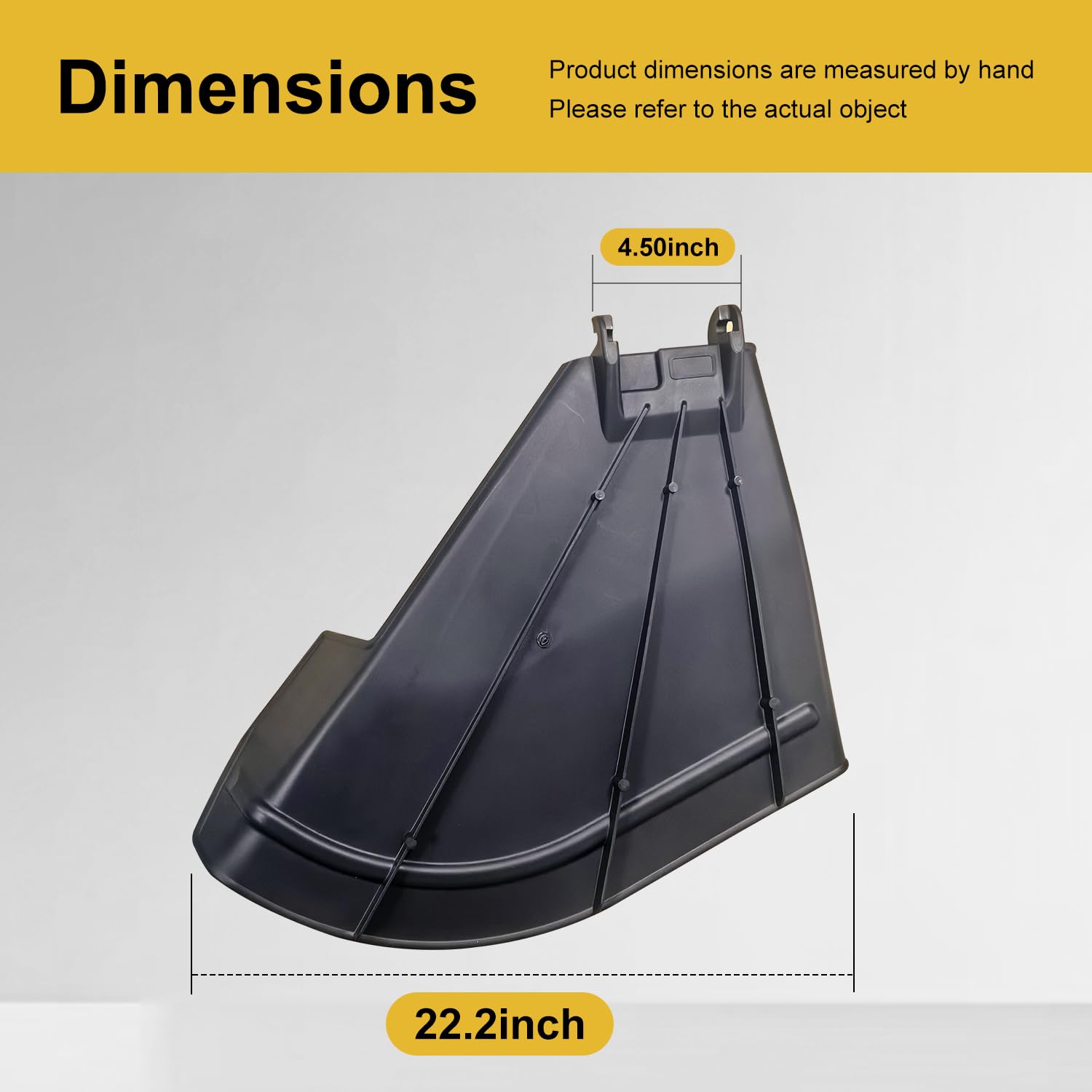 606930 - Canaleta deflectora de descarga, compatible con cortacéspedes Hustler Raptor SD de 54 pulgadas/60 pulgadas y Big Dog Alpha MP