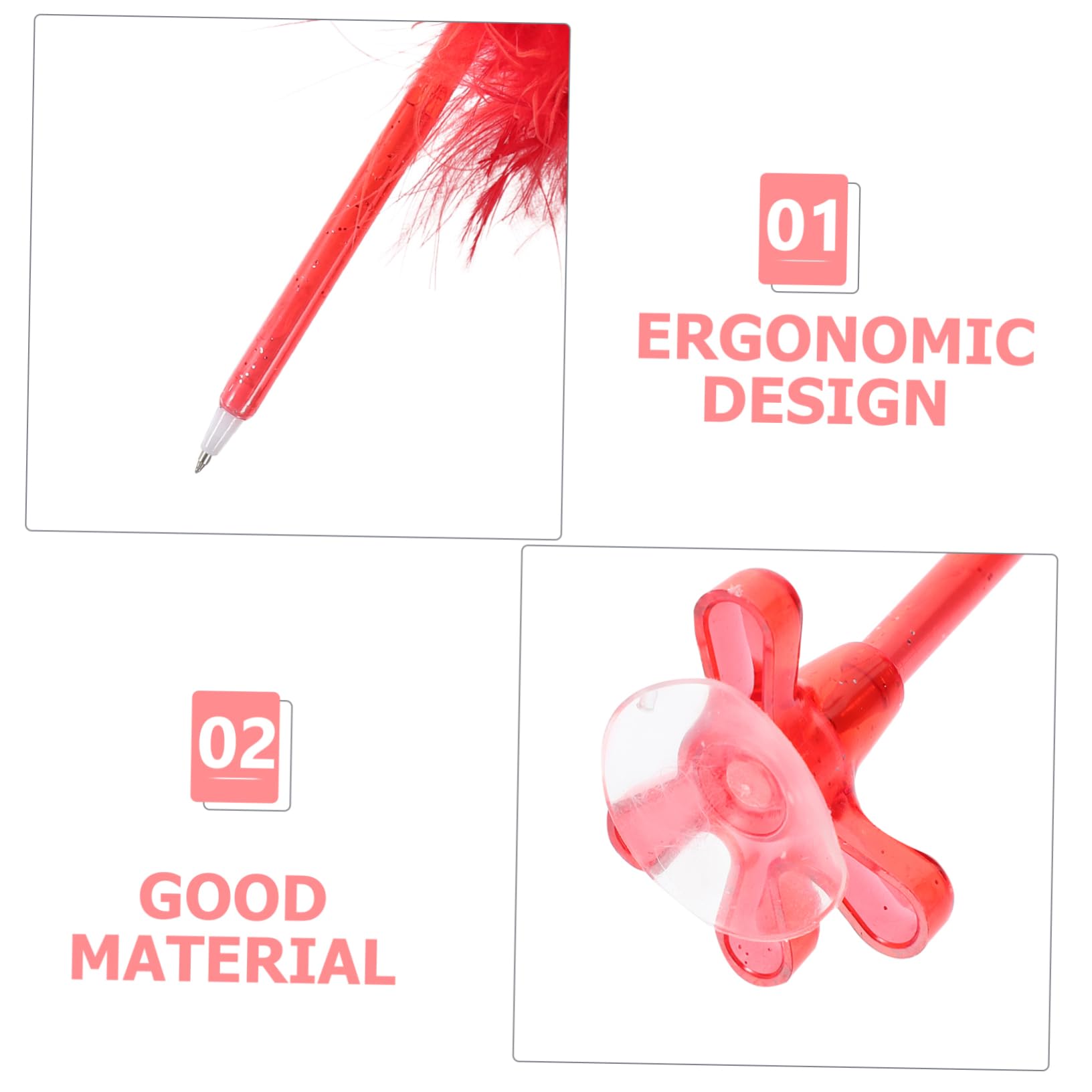 Lurrose 36piezas Bolígrafo De Gel Creativo Forma De Avestruz De Papelería Divertida Para Estudiantes Suministros De Escritura Coloridos Para