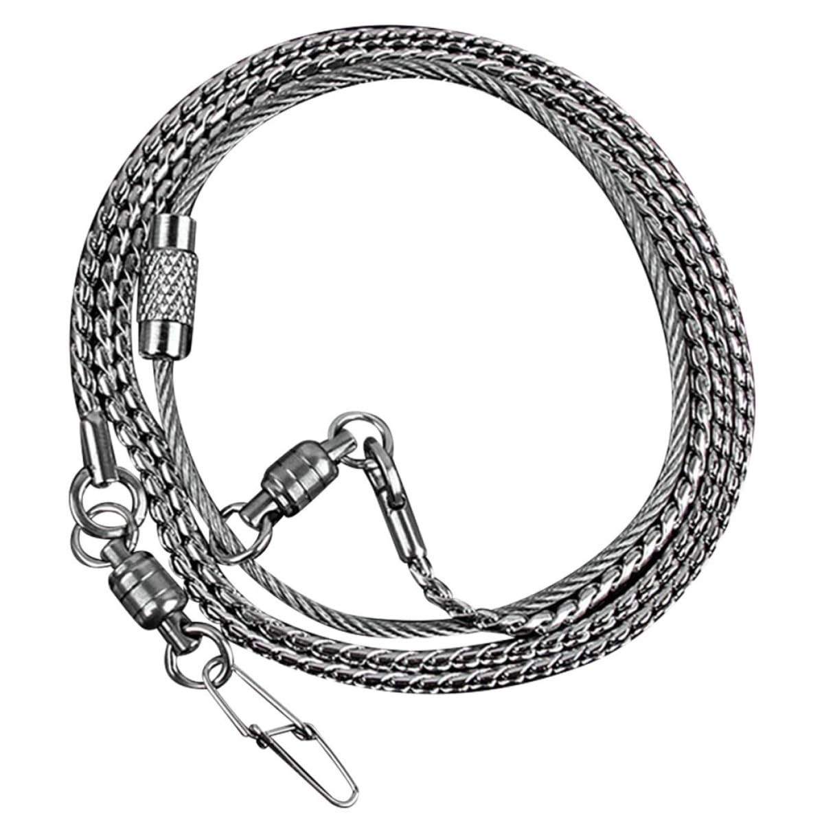 Chaîne de cheville anti-évasion en acier inoxydable solide pour perroquet