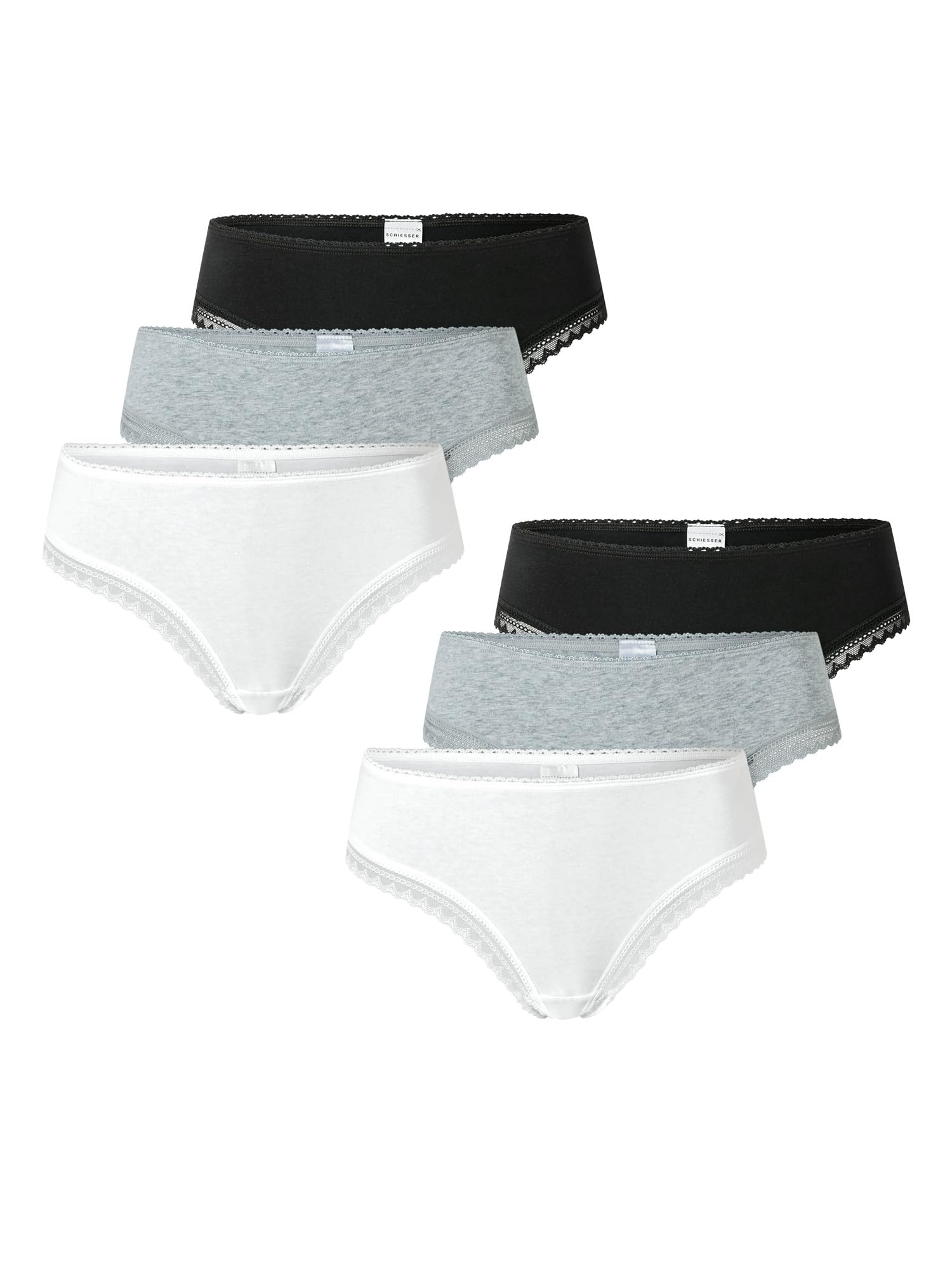Schiesser Lot de 6 strings modernes pour femme