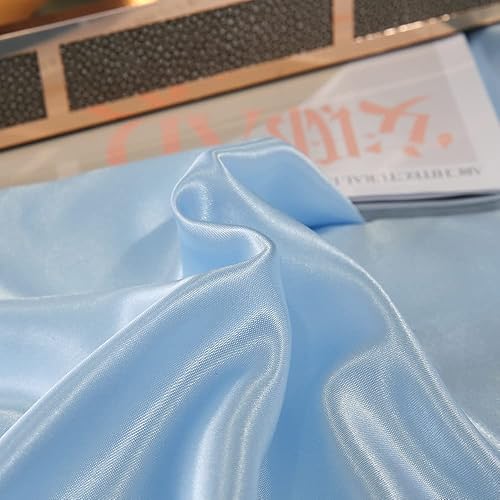 Miniatura 7 de Juego de funda de edredón de satén similar a la seda, de lujo, sedosa, con volantes, sexy, sedosa, tamaño Queen, 1 funda de edredón y 2 fundas de