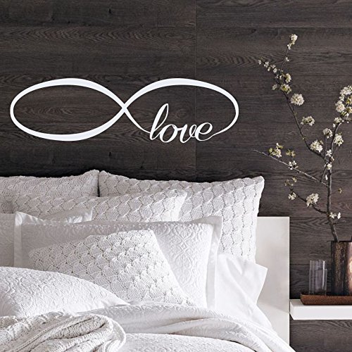 パピヨン　love+loyalty+luck Amazon.com: Wall Decal Quote Love Infinity Infinitude Symbol