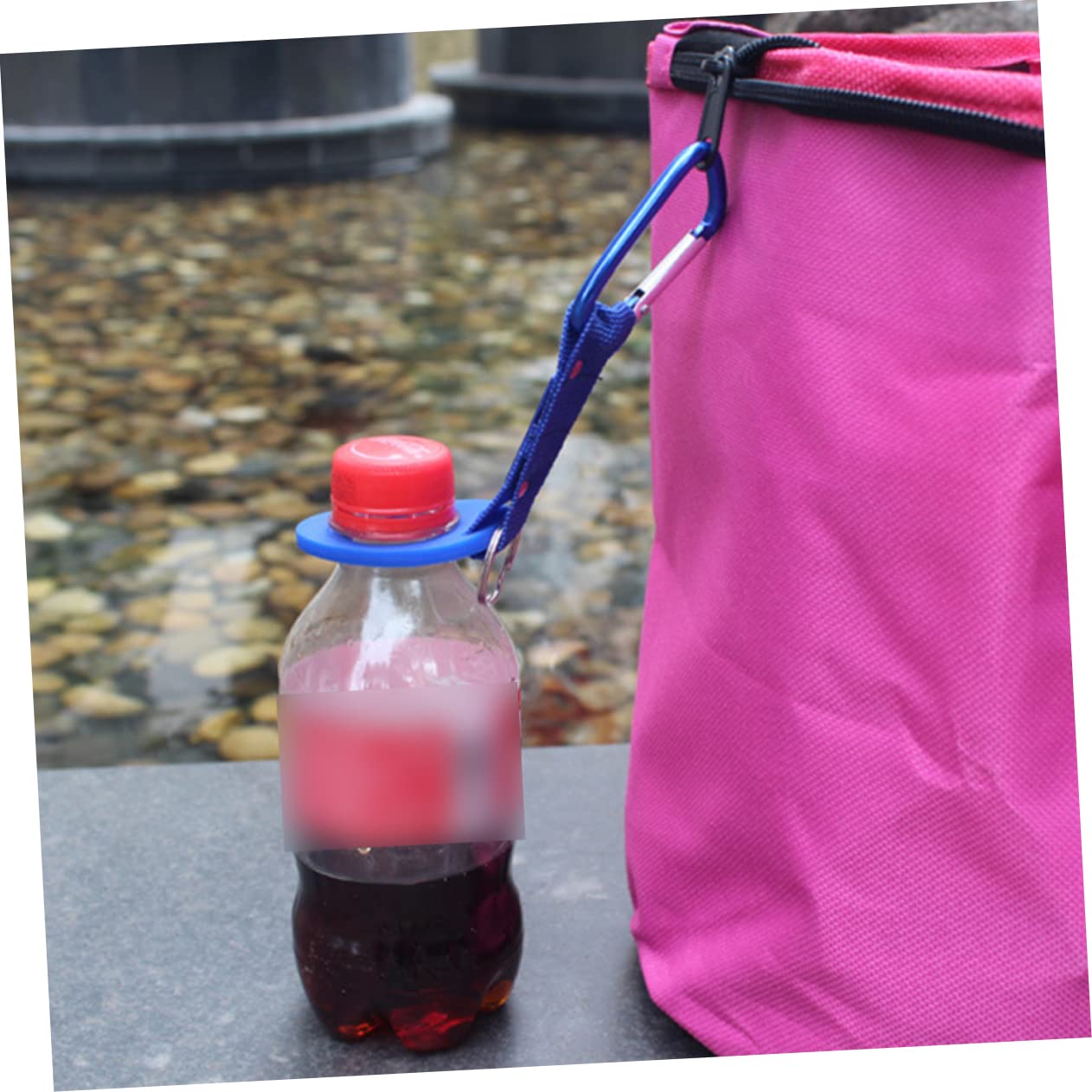 INOOMP 18stücke Wasserflaschen-trageclips Aus Praktische Halterung Für Outdoor-aktivitäten Zum Wandern Reisen Angeln Und Mehr Zufällige Farben