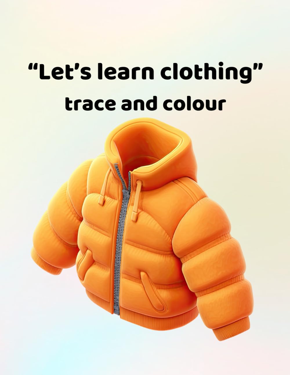 Let's learn clothing - trace and colour: Making learning fun for ages 3 - 6