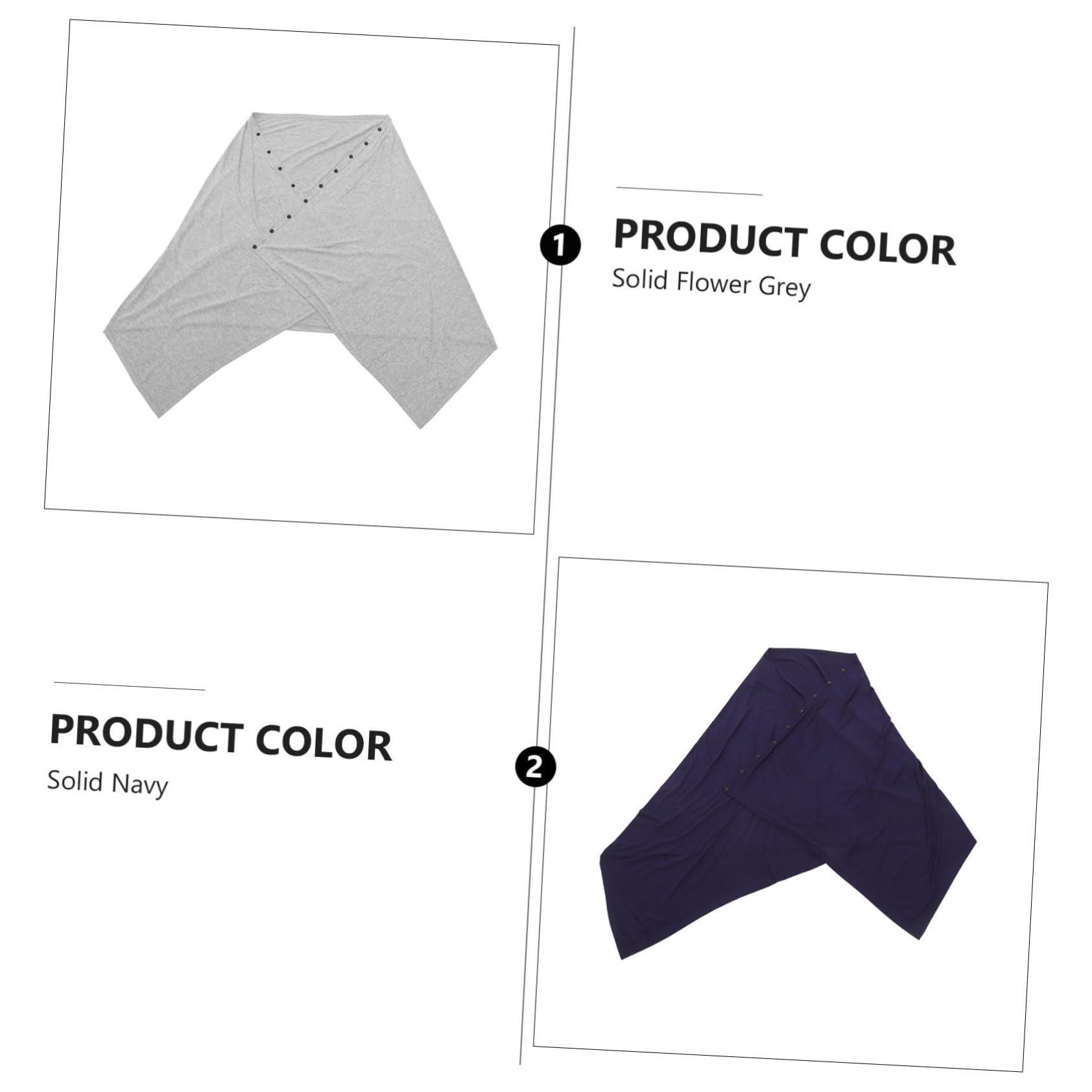 Hohopeti 2stücke Stillponcho Für Baumwolle Stillüberzug Für Stillende Mütter Stillschal Für Wind Und Sonnenschutz Im Kinderwagen Bettdecke Verwendbar