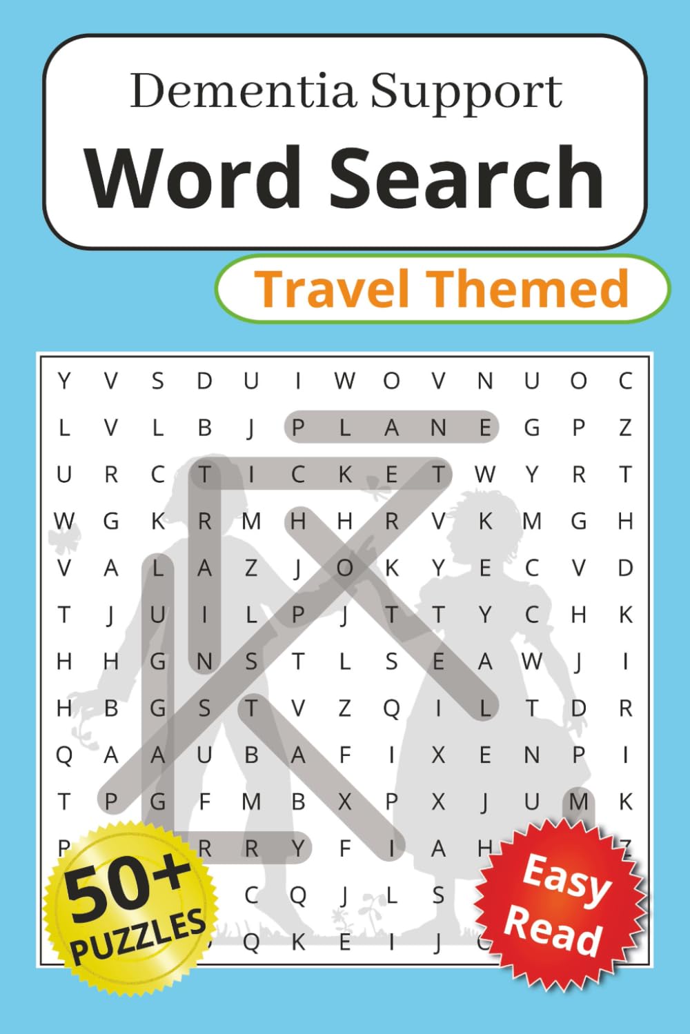Dementia Support Word Search Travel Themed: Word Search Puzzles for Dementia Support - Travel Themed | Help boost cognitive functions like memory and ... 112 Pages | 50+ Puzzles | Solutions Included