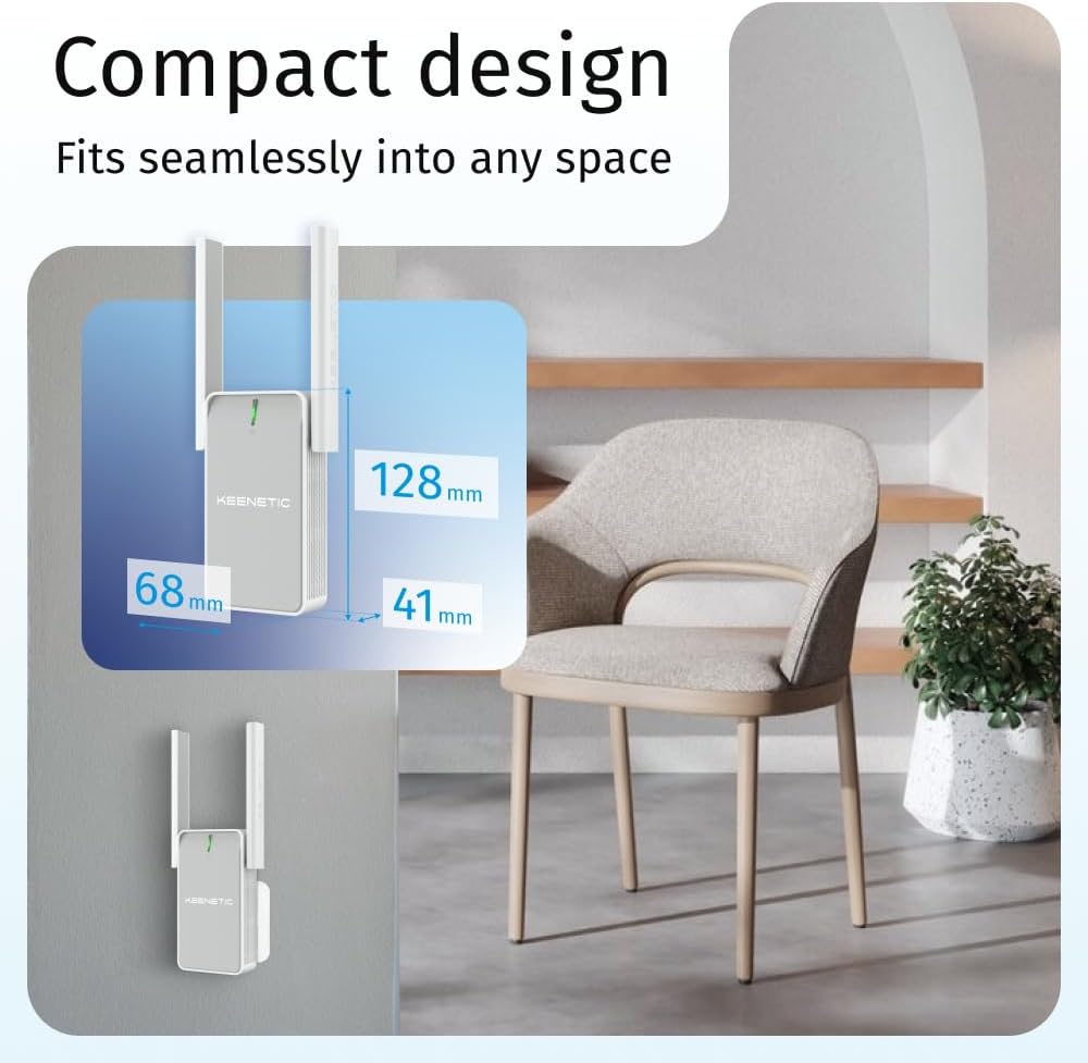 Keenetic Buddy 5 Compact Design Dimensions