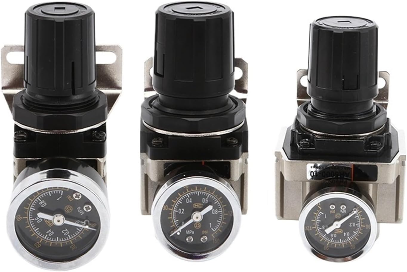 1PCS pneumatic air pressure regulating valve AR2000-02 AR3000-03 AR4000-04 06 AR5000-10 processing device (Color : AR3000-02)