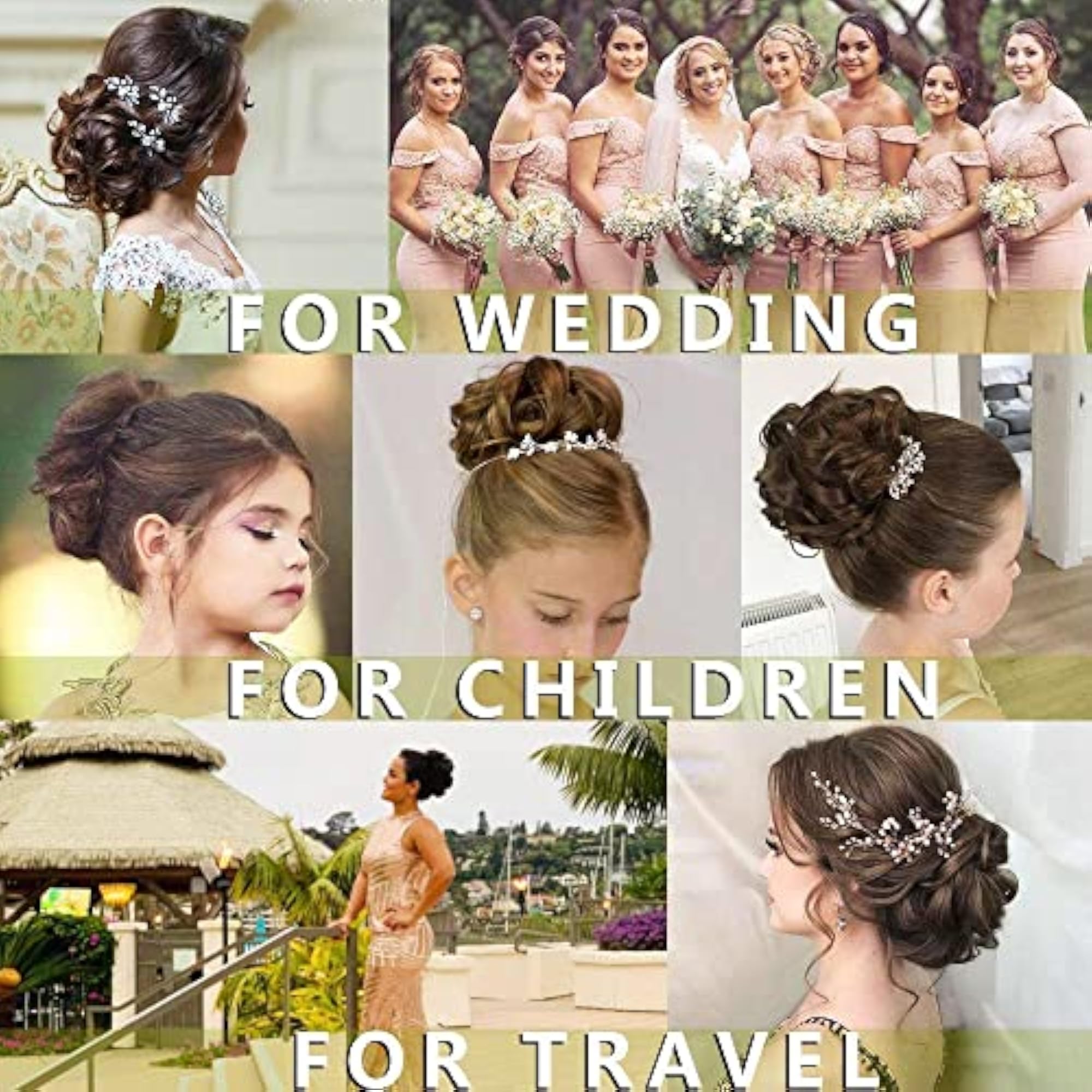 Hair Bun Scrunchies with Elastic Ponytail Extensions