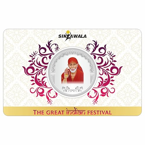 Sikkawala Sai Baba 999 Silver Coin