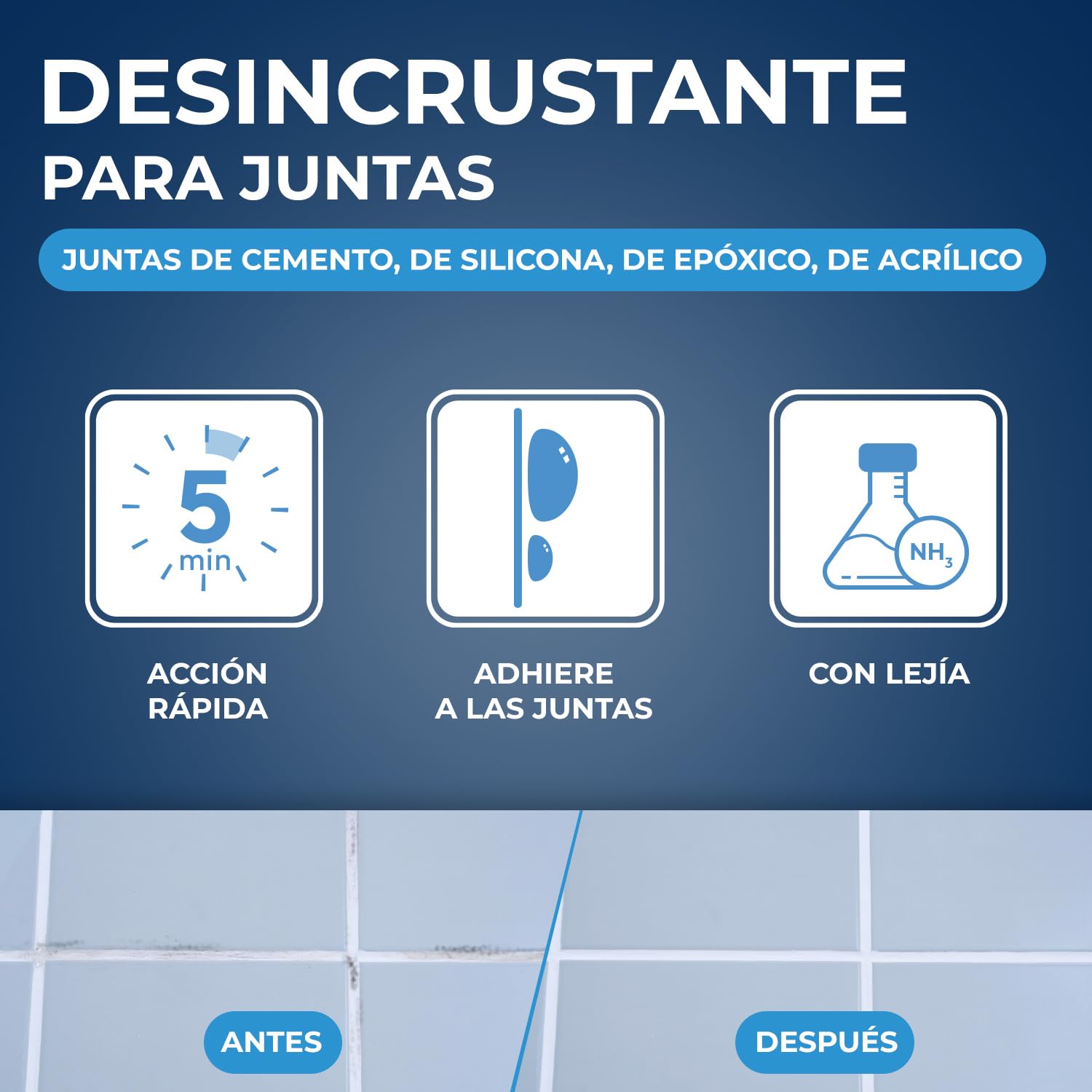STARWAX Blanqueador para juntas y baño 500ml