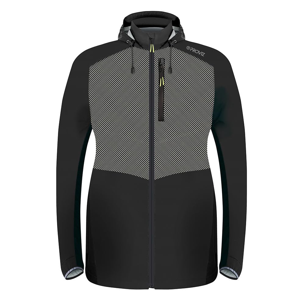 Proviz Women's Black Reflect360 Lumina ’S Reflective Running Jacket