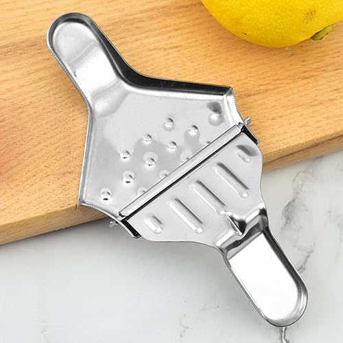 Miniatura 5 de Cabilock Manual Lemon Juicer Squeezer Stainless Steel Citrus Press Handheld Orange Juice Extractor 8.5x7x3.5cm for Kitchen and Home Use