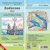  Bodensee West: Wanderkarte mit Radwegen, Blatt 51-529, 1 : 25 000, Konstanz, Überlingen, Ludwigshafen, Radolfzell a.B., Reichenau, Kreuzlingen: ... (NaturNavi Wanderkarte mit Radwegen 1:25 000)