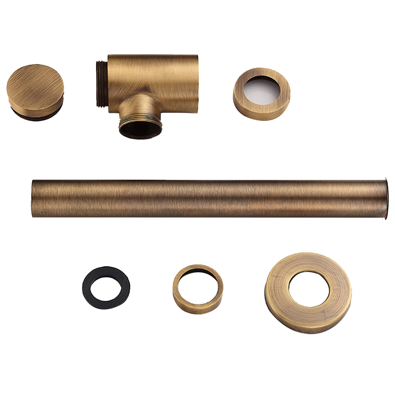 Buy Brass Bottle Trap, Brass Basin Waste Bottle Trap Drain Extra Long