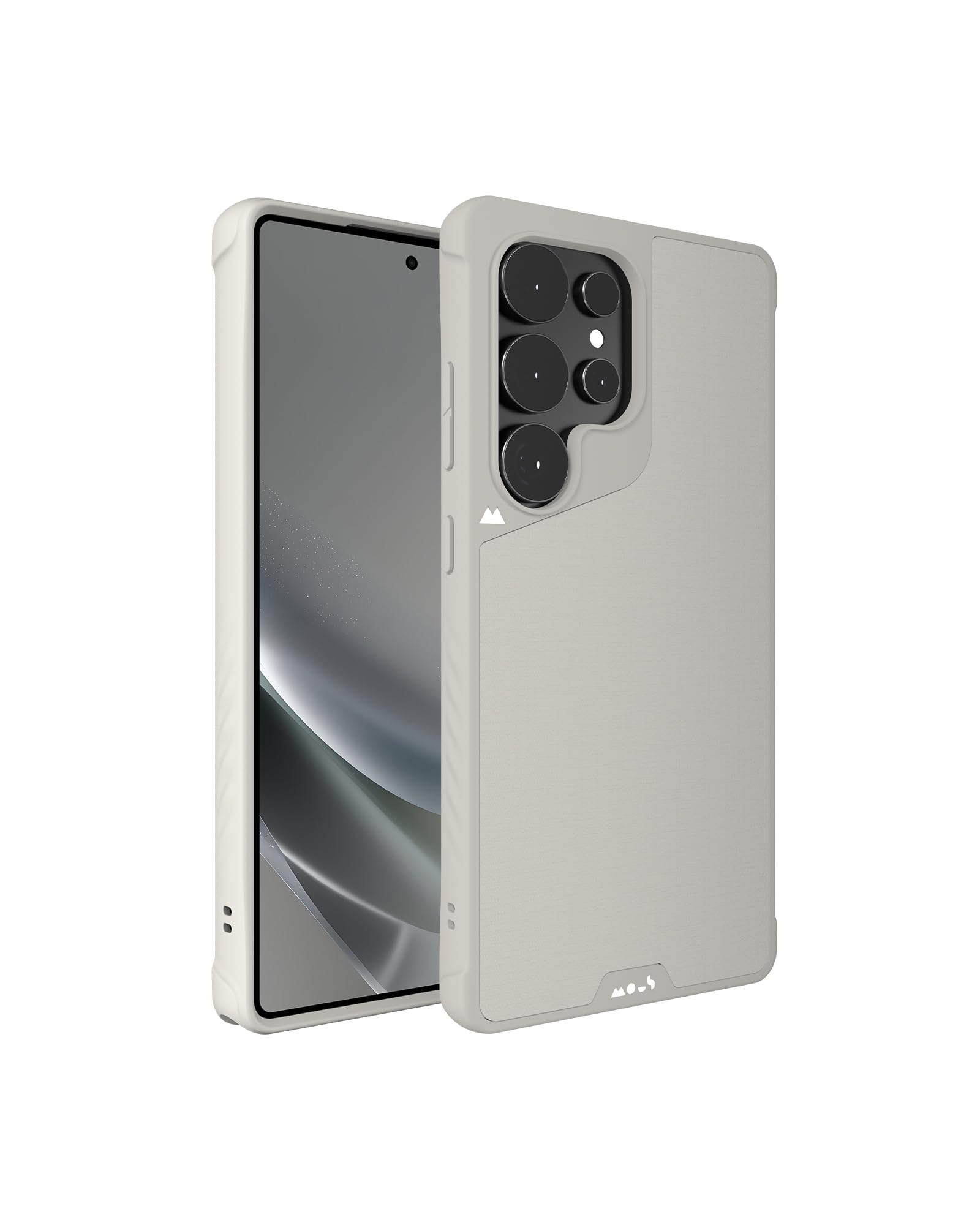 Mous für Samsung Galaxy S25 Ultra Hülle Kompatibel mit MagSafe, Limitless Sand - Stoßfest