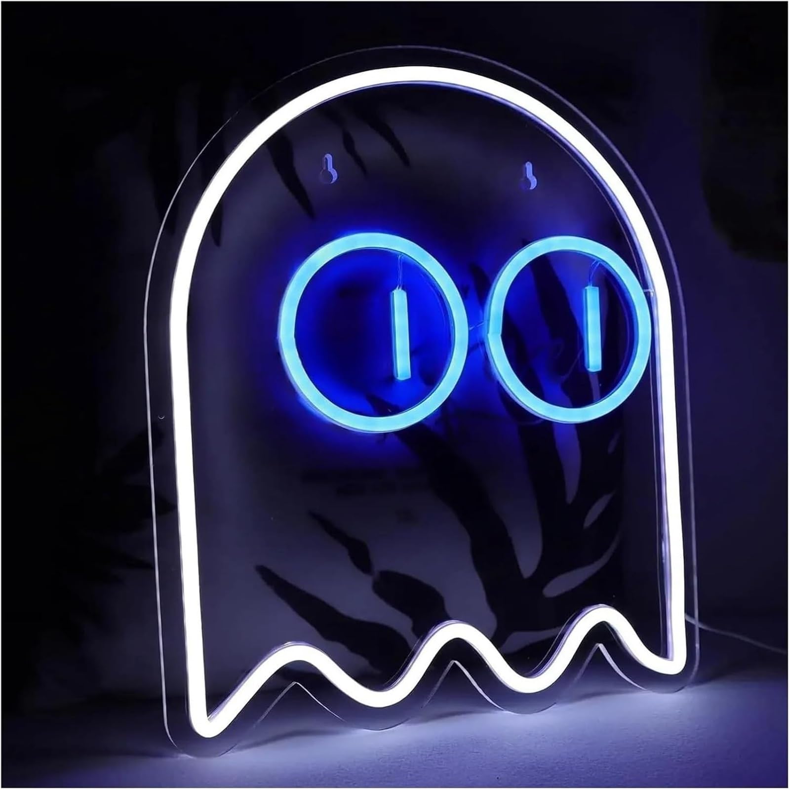 Luce al neon Per lampada al neon Ghost Gaming per insegna Luce LED per alimentato