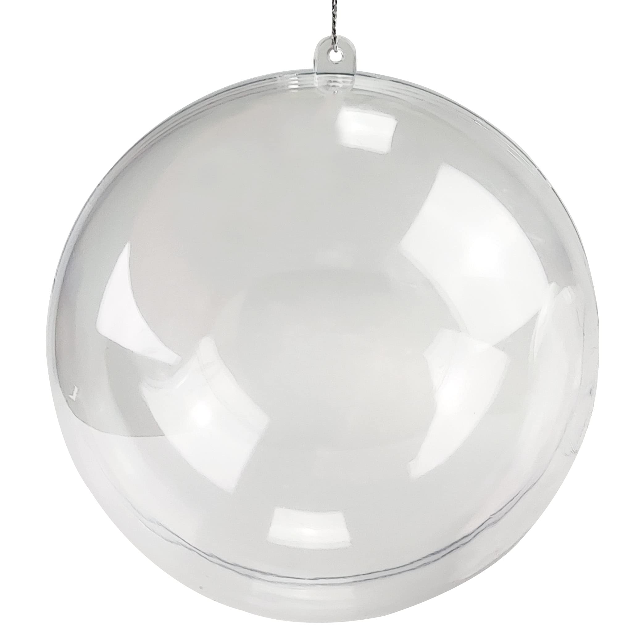 YOZIEMQ Acrylic Hollow Ball, Clear Plastic Fillable Ornaments Ball, DIY Clear Plastic Balls For New Years Present,Xmas Tree,Home Decoration,Wedding,Party (5cm/2inch,20pcs