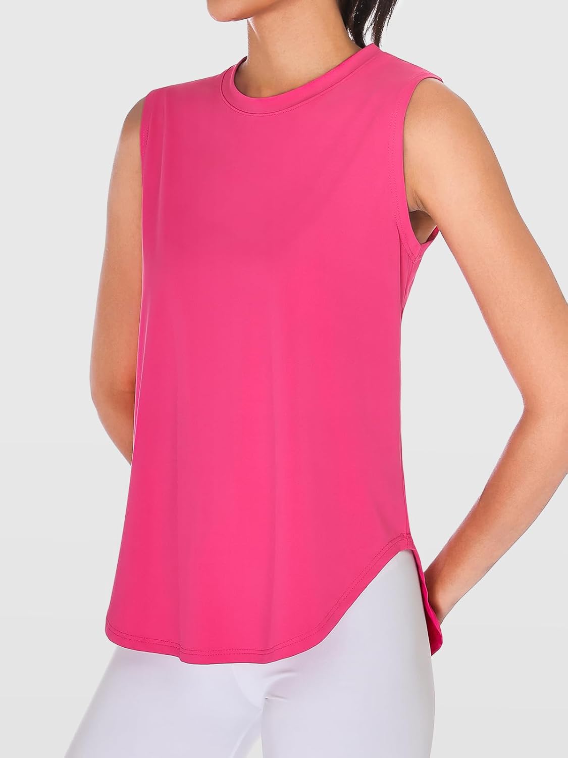 Cosy Pyro Workout Tank Tops for Women Sleeveless Loose Fit Tanks Lightweight Tennis Athletic Running Shirts - Image 2