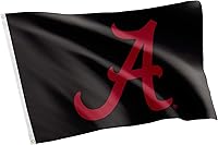 Vista 7 de Desert Cactus Bandera Bama de la Universidad de Alabama Crimson Tide Bama - Bandera de marea de 3 x 5 pies, tela duradera para interiores