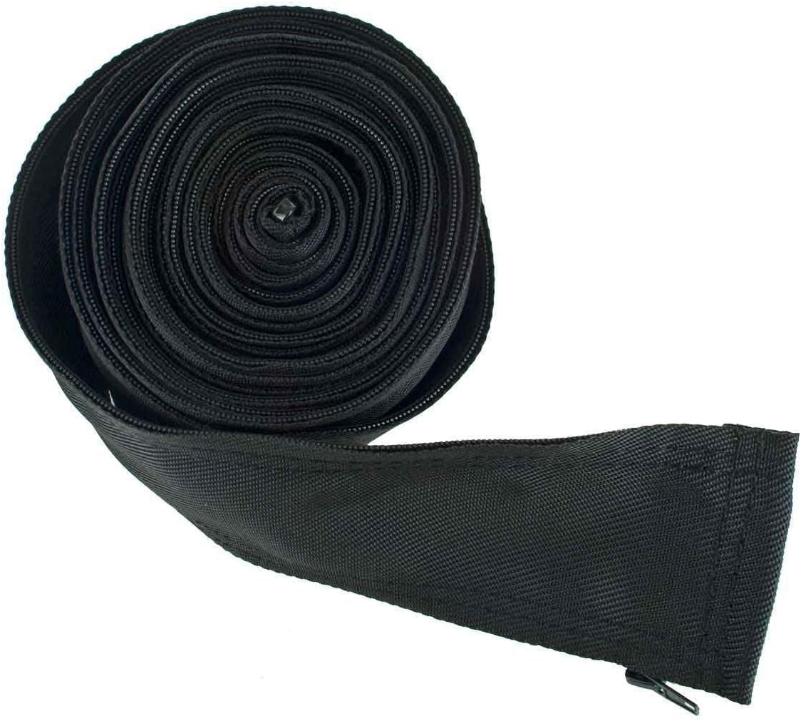 CK CC-3-22 Hose Cover 3" X 22' Zippered, Black Nylon