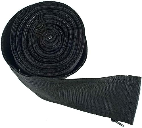 CK CC-4-22 Cubierta de manguera de 4 pulgadas x 22 pies con cremallera, color negro