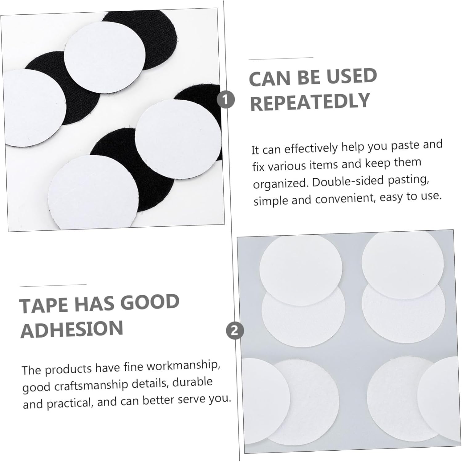 PRETYZOOM 120pairs Non- Curling Carpet Stickers Traceless Adhesive Rug Pads for Home Use and Cushion Fasteners for Secure Placement