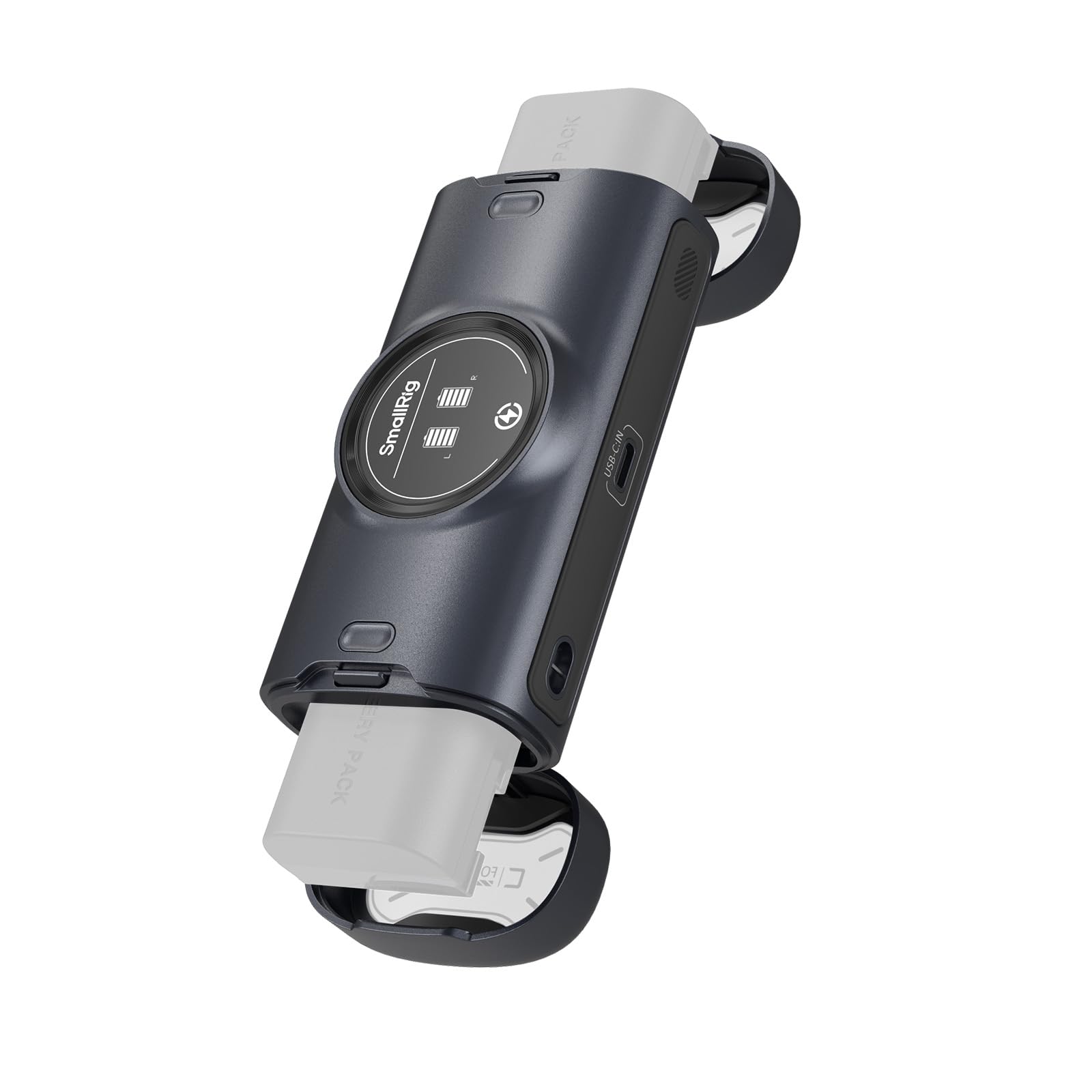 SMALLRIG Kit batteria per fotocamera per LP-E6P, doppia ricarica ad alta efficienza, per Canon LP-E6NH, LP-E6N, LP-E6, per EOS R5 Mark II, R6 Mark II, R5, R6, R7, 5D Mark II, 5D Mark IV, 60D- 5105