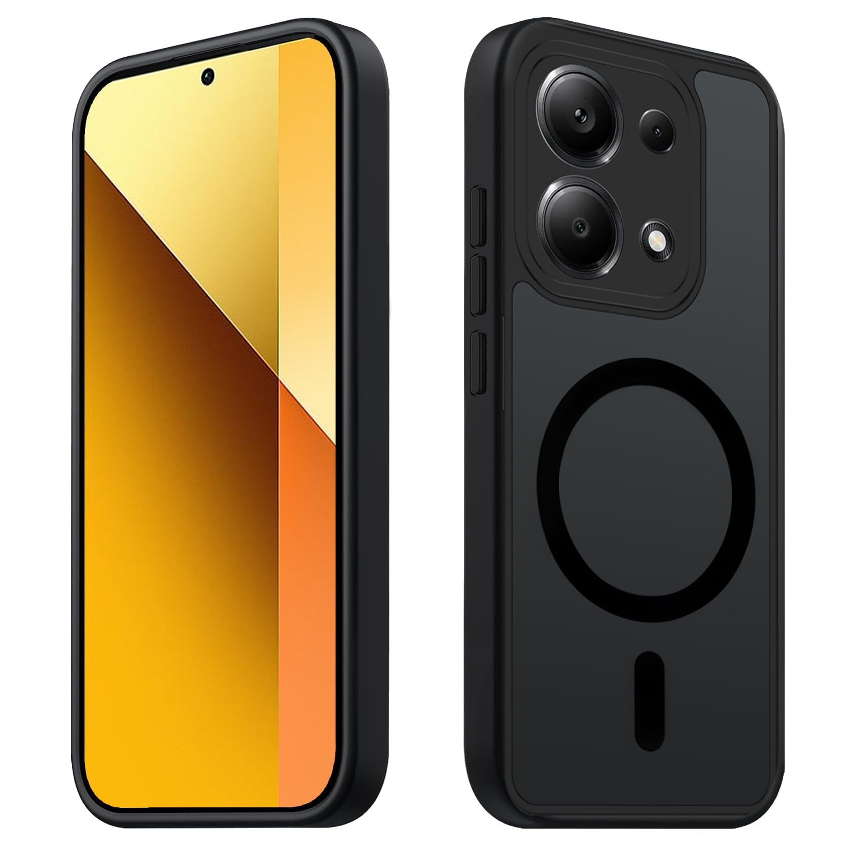 GEJEFA Cover per Xiaomi POCO F6, Sottile Silicone TPU Bumper Case Antiurto Antigraffi Fibra di Carbonio Custodia per Xiaomi POCO F6, Nero