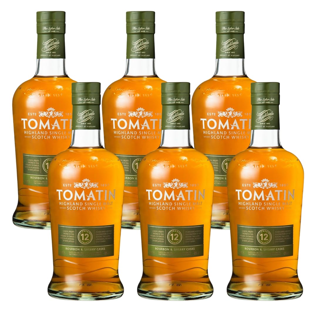 Amazon.co.jp: トマーティン 12年 700ml 6本 [ ウイスキー 43度 700ml