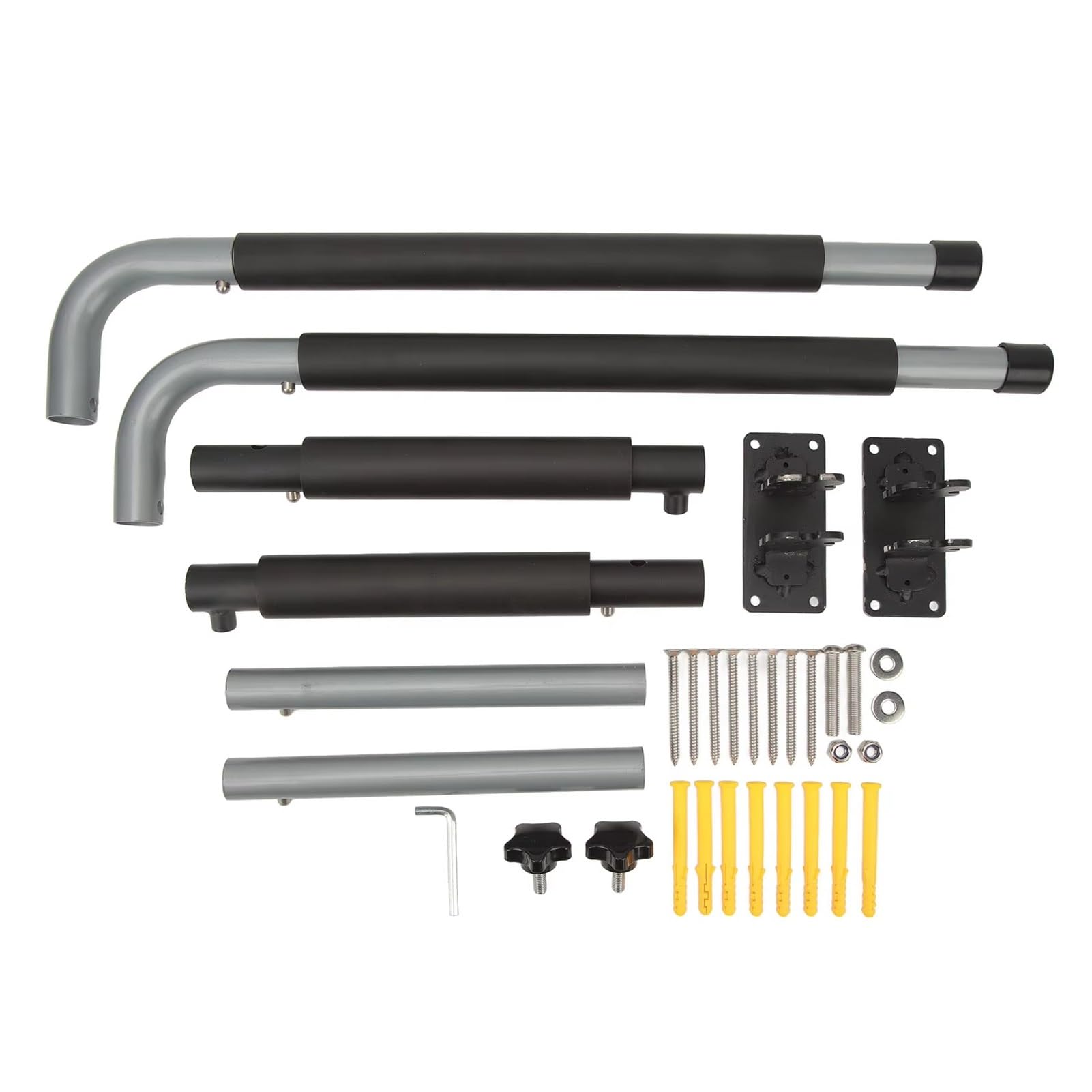 portaequipajes Techo CajaTecho Estante Montaje Pared Telescópico Plegable Soporte Carga 50KG Ganchos Kayak Colgador Canoas Tabla Surf Baca Coche