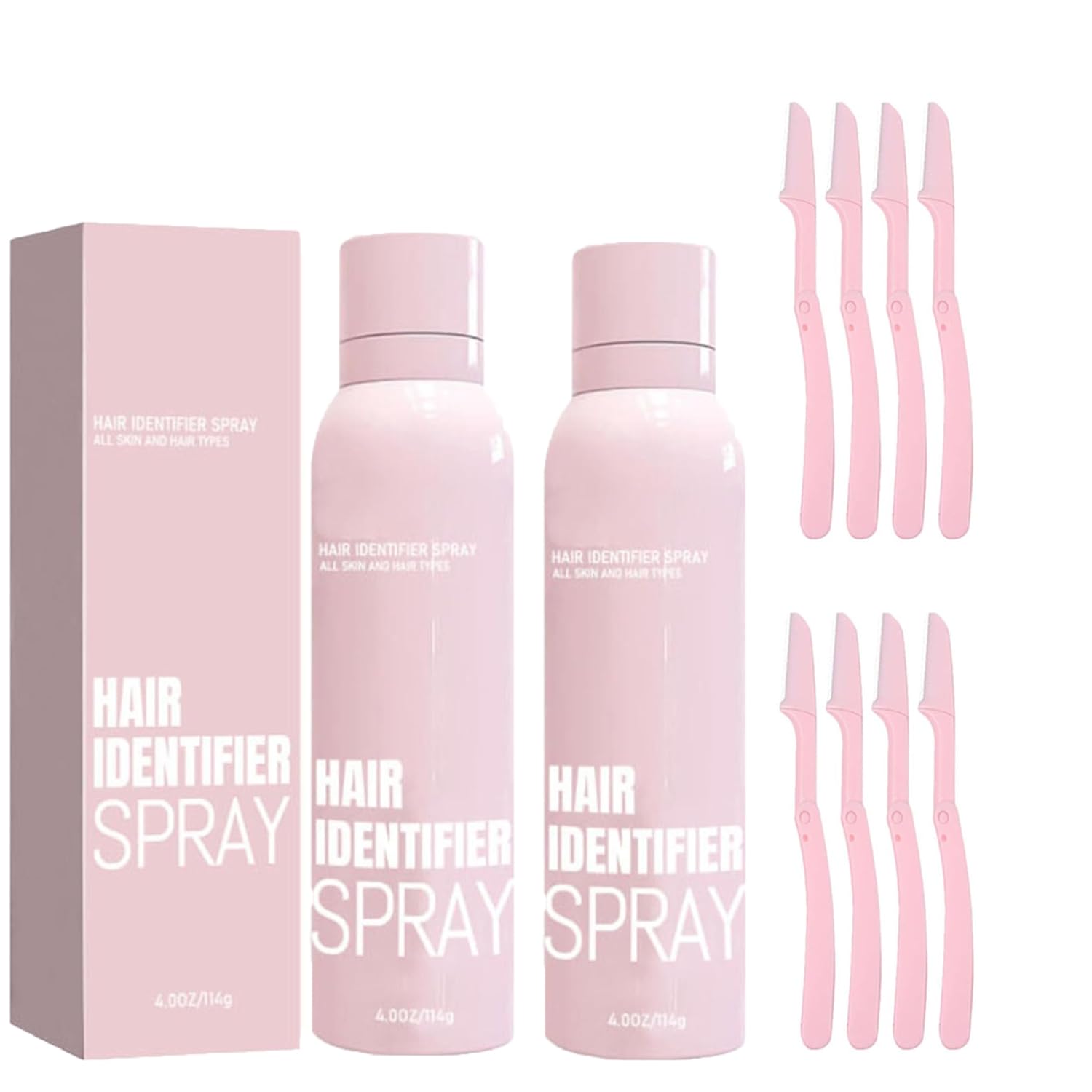2PCS Hair Identifier Spray for Face Shaving,face hair identifier spray,Moisturizing And Skin Care Set Spray,suitable for all skin types (Spray Plus Razor) 2PCS Hair Identifier Spray for Face Shaving,face hair identifier spray,Moisturizing And Skin Care Set Spray,suitable for all skin types (Spray Plus Razor)