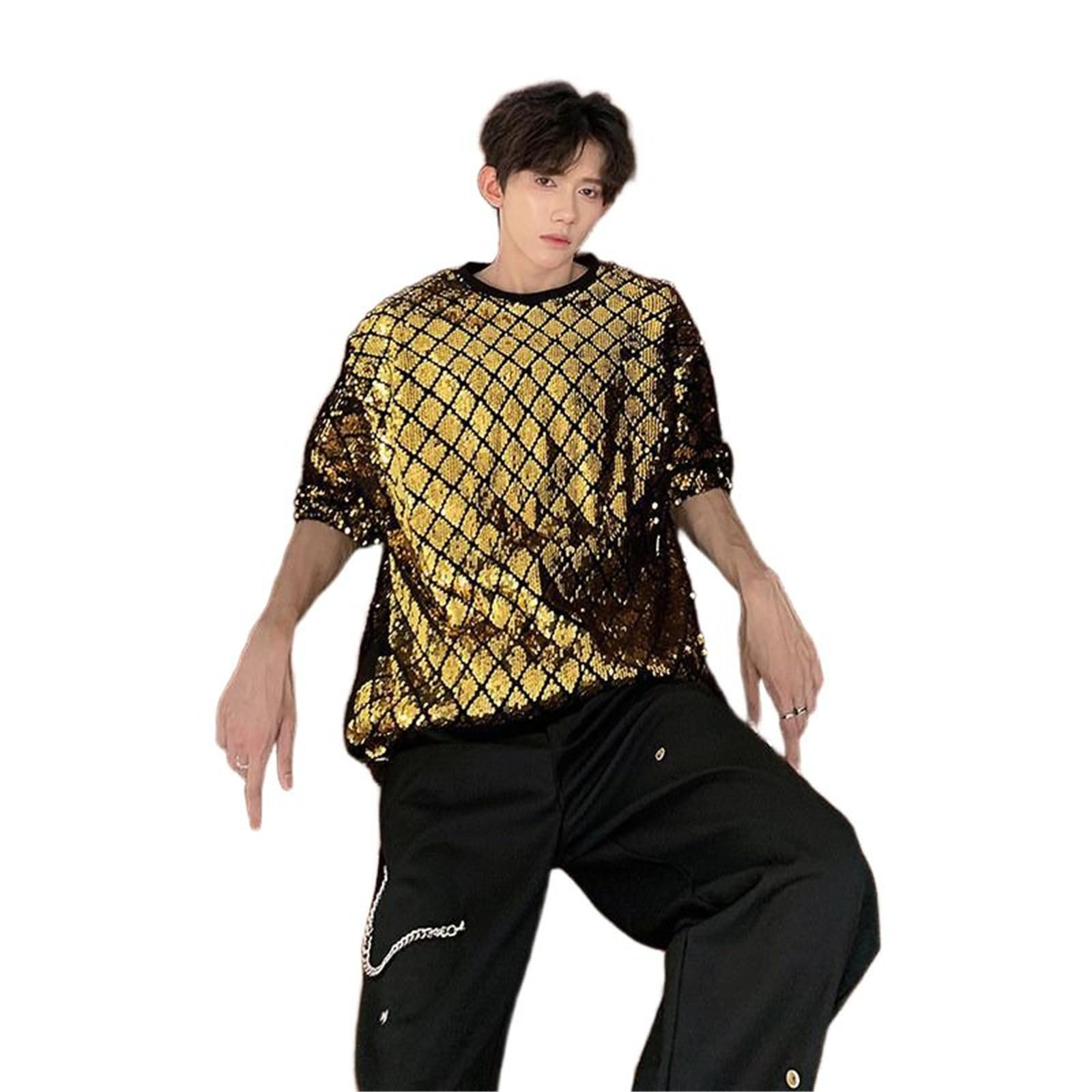 MORISTE Maglietta Uomo Stampata Costellazione, Cotone Manica Corta Casual Top