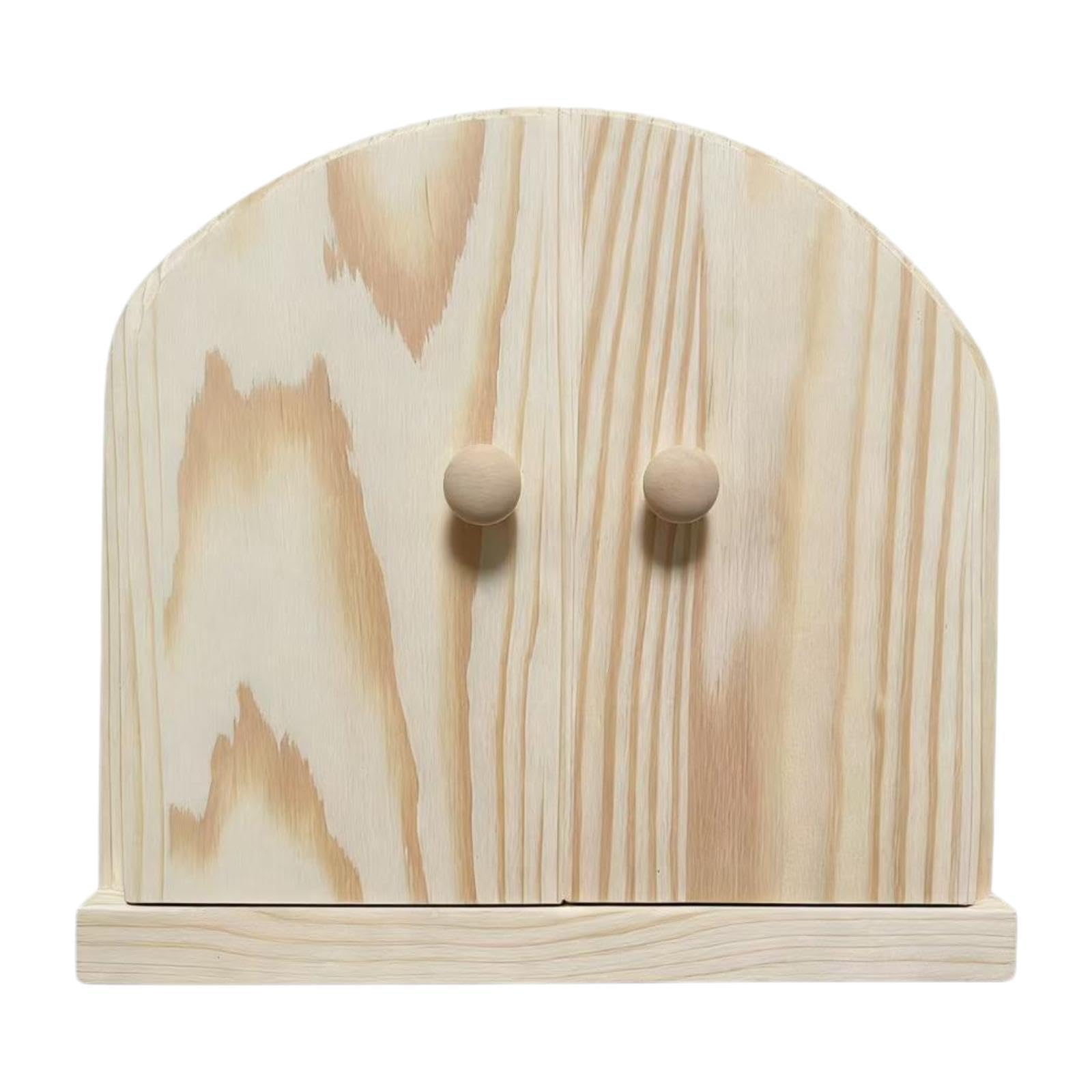 Tapa para Enchufe con Marco de Madera, Protección Decorativa para Puertas Y Paredes, Adecuada para Sala de Estar, Habitación Infantil Y Pasillo, Madera