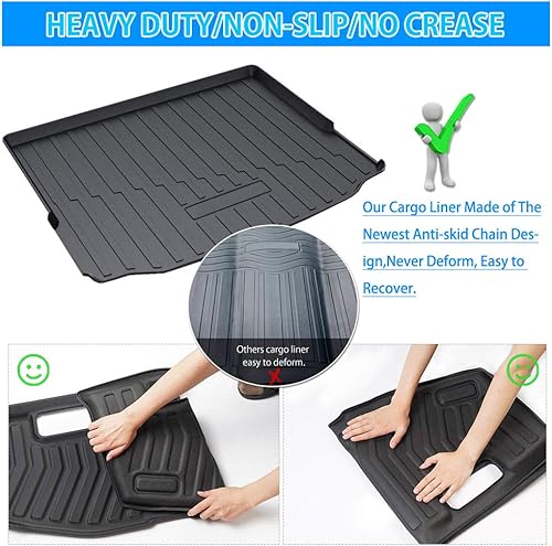 Miniatura 6 de Powerty Tapete para maletero para BMW X3 G01 2018-2023 2024, accesorios de carga TPO para todo tipo de clima, forro de carga resistente (no